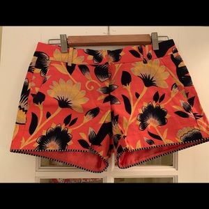 Tailored cotton shorts